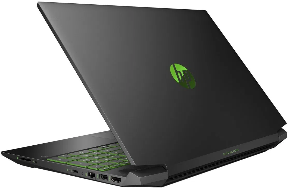 Laptop Hp Pavilion Gaming 15 Shadow Black with Acid Green Pattern (4E865EA) 4