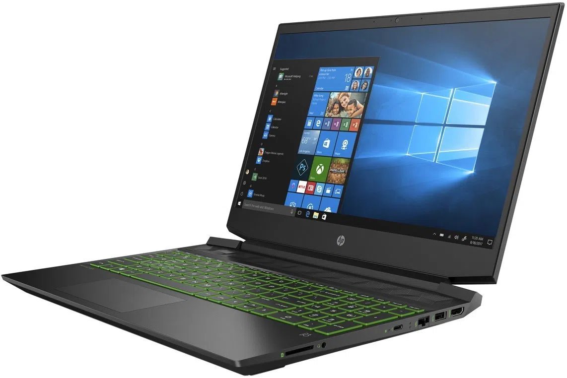 Laptop Hp Pavilion Gaming 15 Shadow Black with Acid Green Pattern (4E865EA) 3