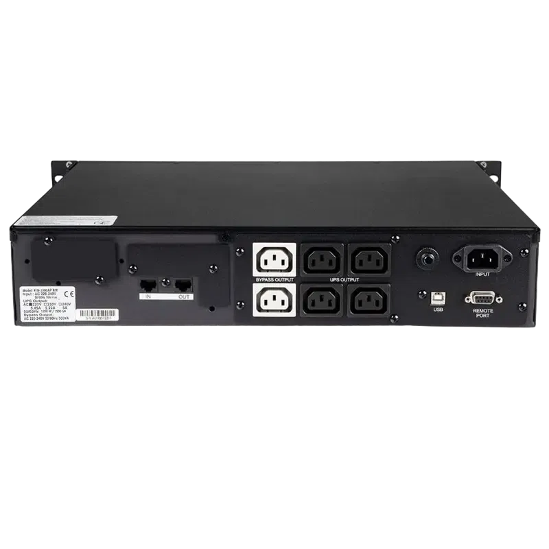 Sursă de alimentare neîntreruptibilă PCM KIN-1500AP RM, Black 2