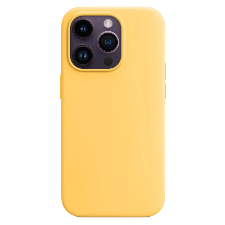 Silicon Case Premium Sunglow for iPhone 14 Series