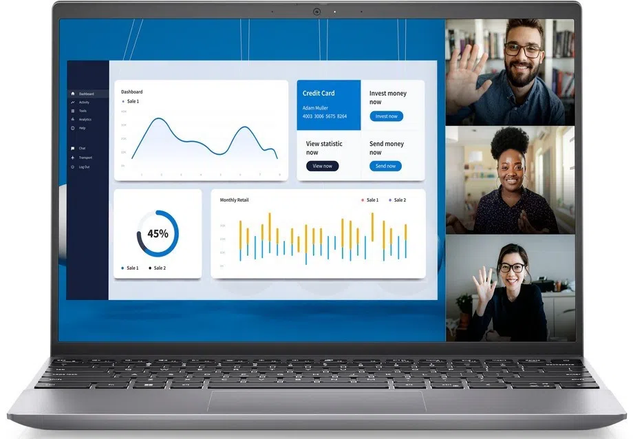 Ноутбук Dell Vostro 5320 Titan Gray (i7-1260P 16Gb 512Gb W11P)