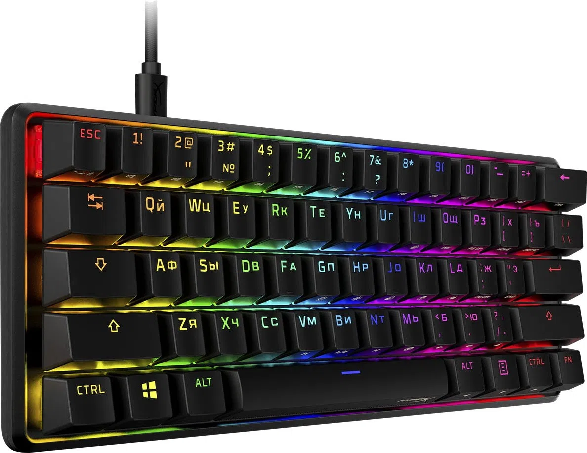 Клавиатура HyperX Alloy Origins 60, Проводная, Черный 2