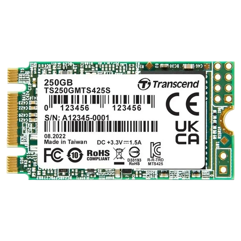 Накопитель SSD Transcend 425S, 250Гб, TS250GMTS425S