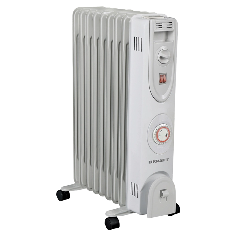 Масляный обогреватель Kraft KF-ORC459TSW, White
