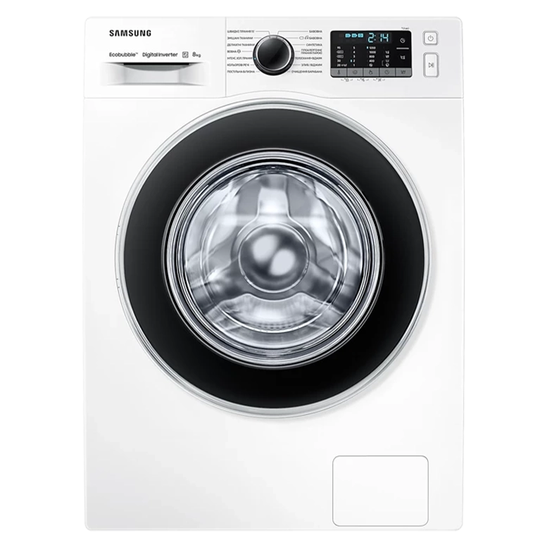 Стиральная машина Samsung WW80J52K0HW/CE, 8кг, White