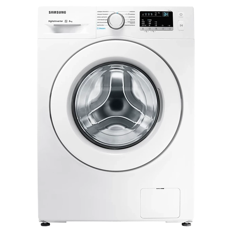 Mașină de spălat Samsung WW62J30G0LW/CE, 6kg, White 4