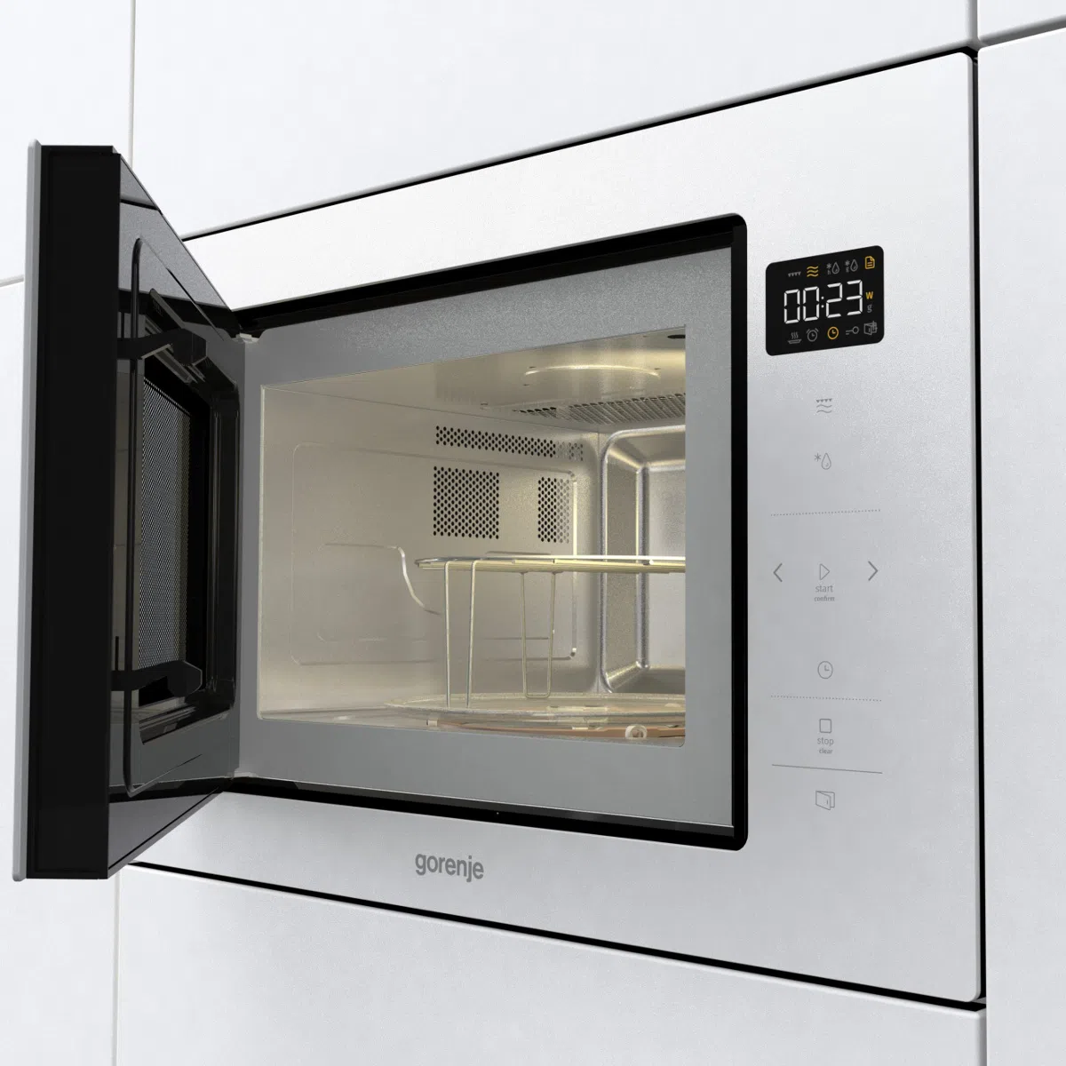 Встраиваемая микроволновая печь Gorenje BM 251 SG2WG, Белый 3