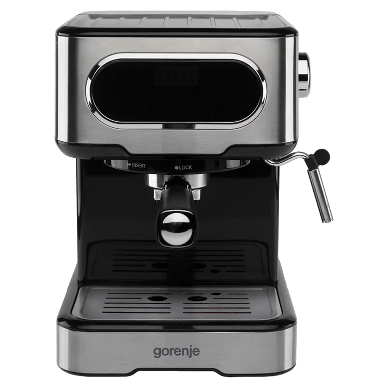 Электрокофеварка Gorenje ESCM15DBK, Серебристый