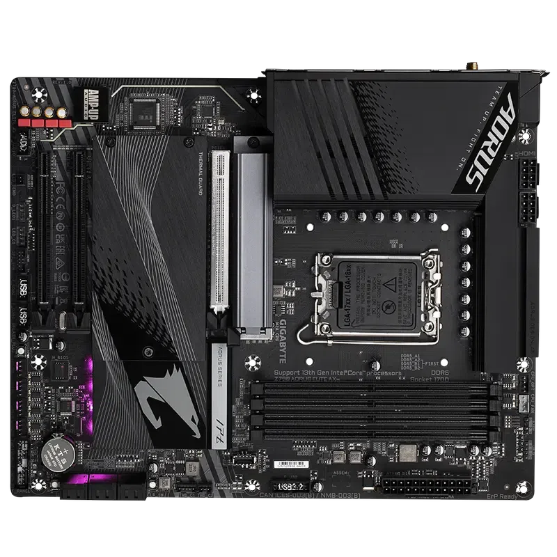 Placă de bază Gigabyte Z790 AORUS ELITE AX, Black 5