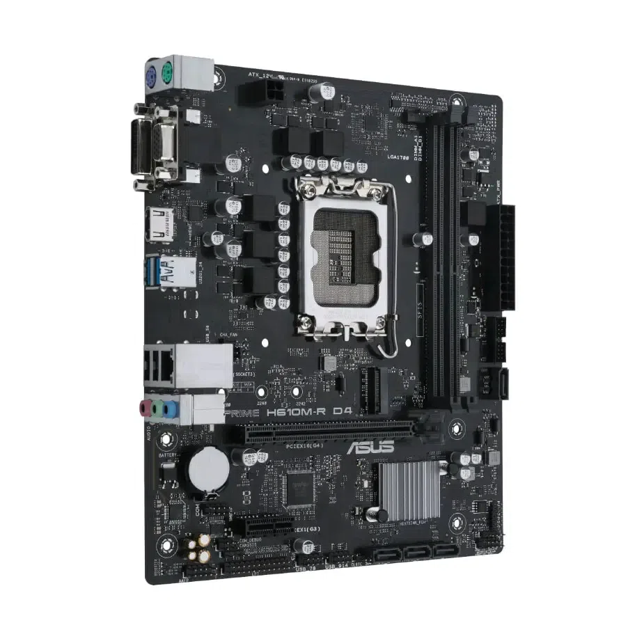 Материнская плата ASUS PRIME H610M-R D4-SI, Black 5