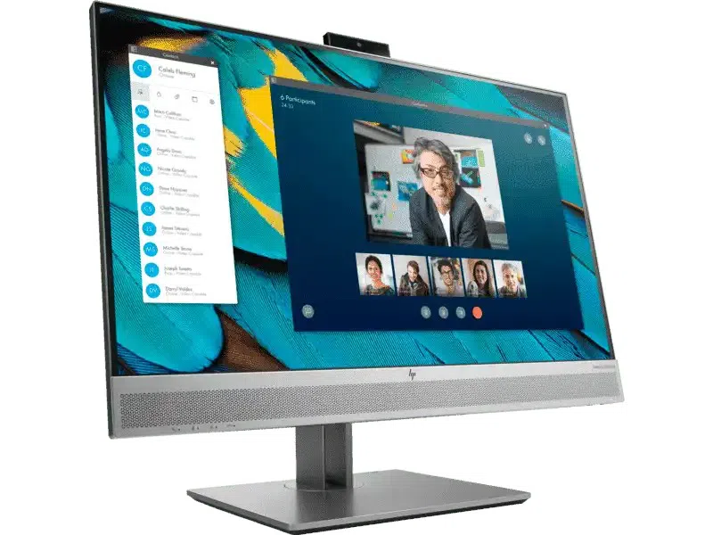 23.8" Монитор для Видеоконференций HP EliteDisplay E243m / 5ms / Webcam / Silver 4