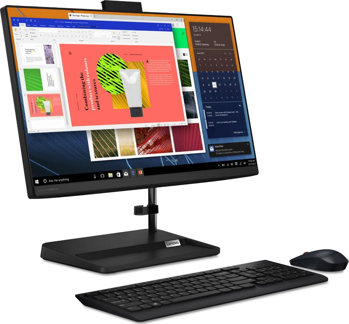 Sistem Desktop Lenovo IdeaCentre 3 22ITL6 Black (i3-1115G4 8Gb 256Gb W11P) 3