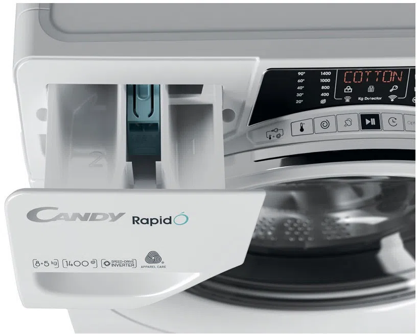 Maşina de spălat rufe Candy ROW 4856DWMCE/1-S 4
