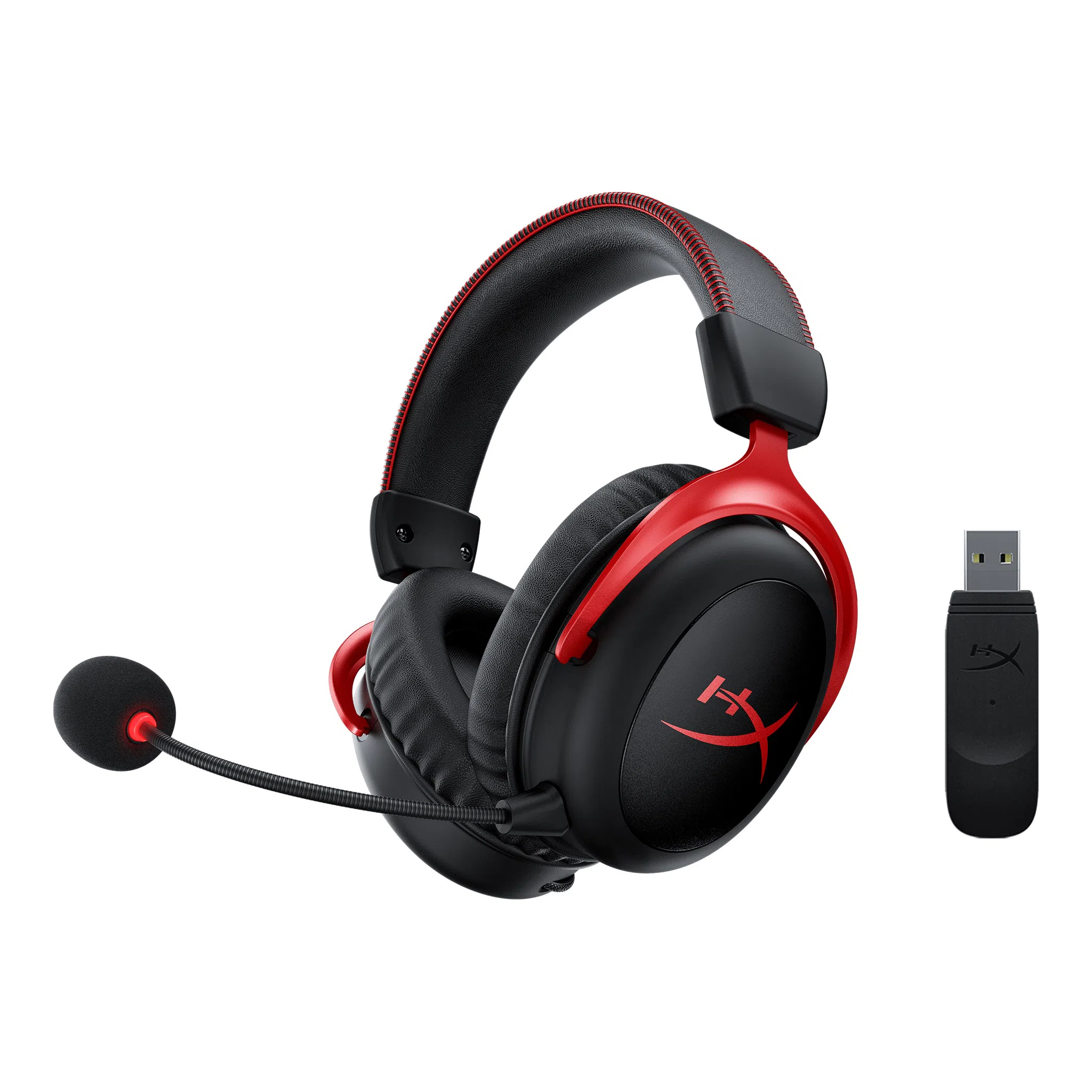 Беспроводные Игровые наушники HyperX Cloud II Wireless, Black/Red, [4P5K4AA] 2