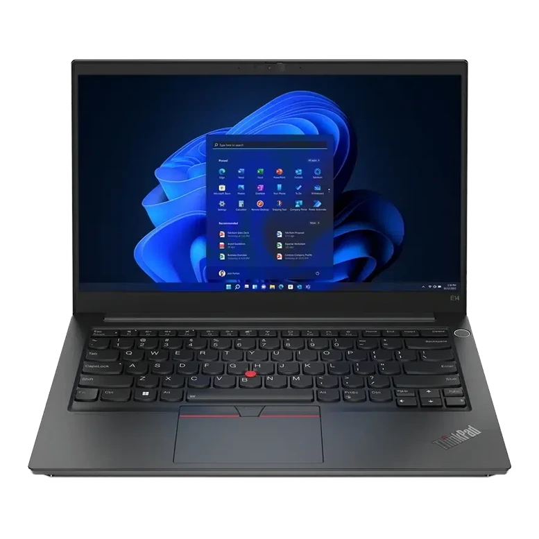 Ноутбук для бизнеса 14" Lenovo ThinkPad E14 Gen 4, Чёрный, Intel Core i7-1255U, 16Гб/512Гб, Без ОС