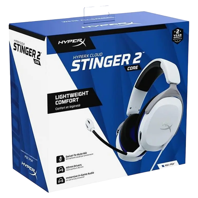 Наушники HyperX Cloud Stinger 2 Core, Проводные, White 10