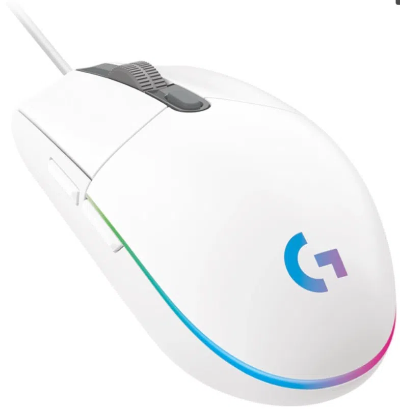 Mouse Logitech G203 Lightsync White (910-005797)