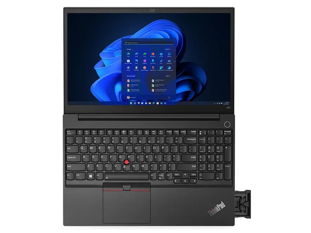 Ноутбук для бизнеса 15,6" Lenovo ThinkPad E15 Gen 4, Чёрный, Intel Core i5-1235U, 8Гб/512Гб, Без ОС 2