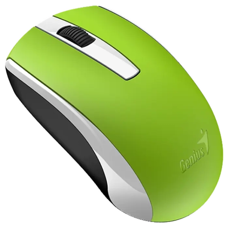 Mouse Wireless Genius ECO-8100, Green
