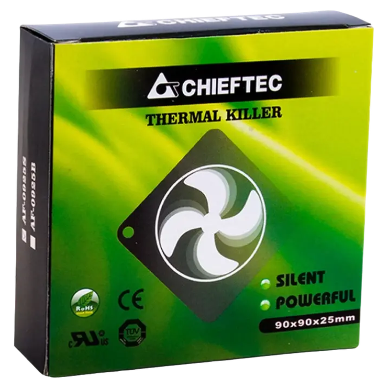 Вентилятор для ПК Chieftec AF-0925S, 90 мм, Черный 5