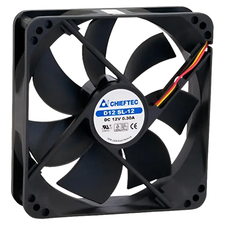 Вентилятор для ПК Chieftec AF-1225S, 120 мм, Черный 2
