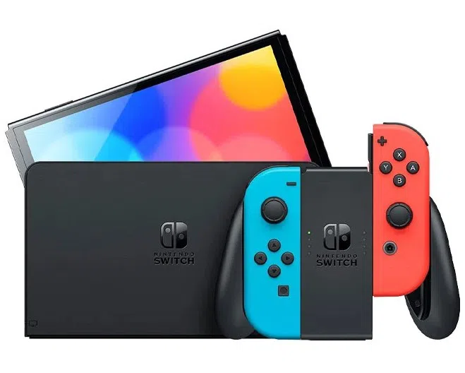 Nintendo Switch OLED 64GB Blue/Red 5
