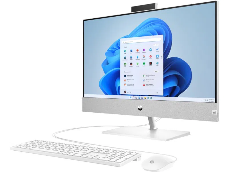 Моноблок 23.8" HP Pavilion 24-ca0011ur / AMD Ryzen 7 / 16GB / 512GB SSD + 1TB / Win11 / White 2