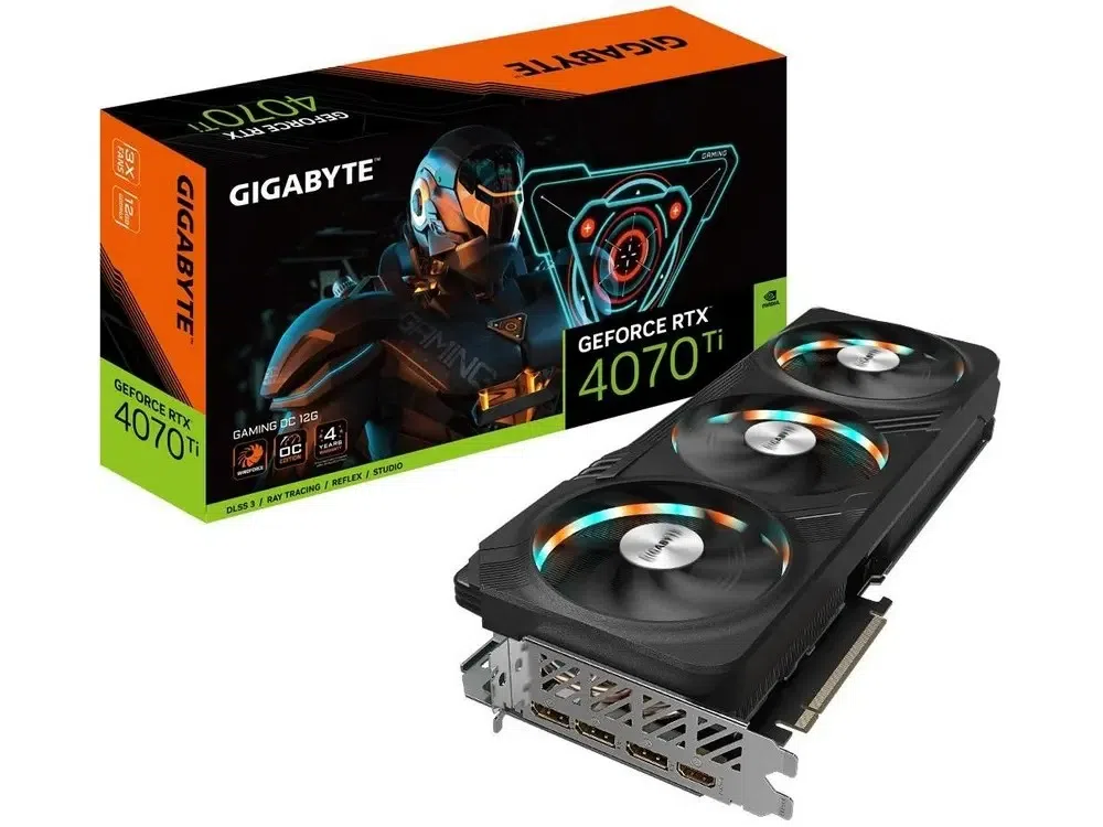 Placă Video Gigabyte GV-N407TGAMING OC-12GD, 12GB GDDR6X 192bit 2