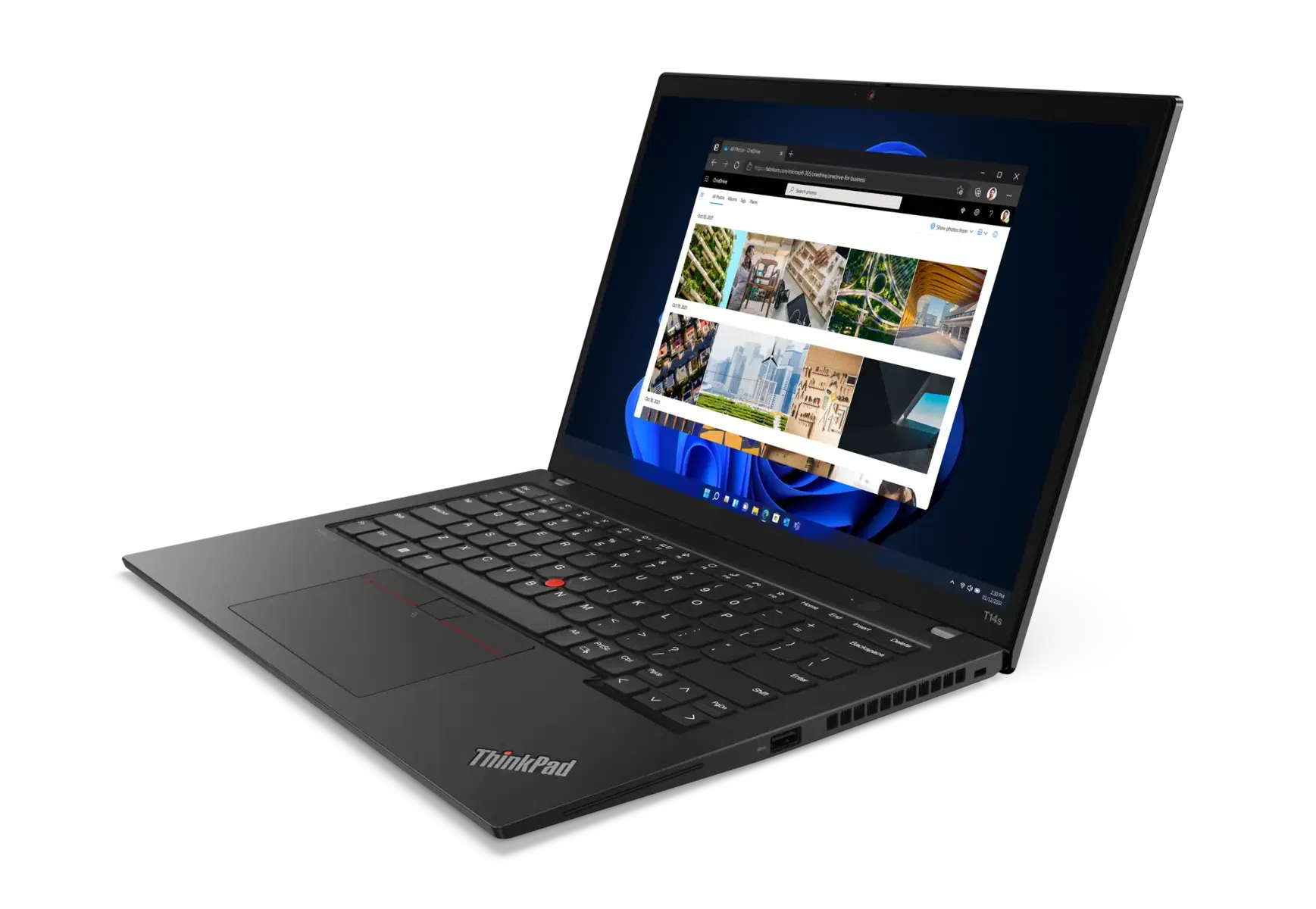 Laptop Business 14" Lenovo ThinkPad T14s, Thunder Black, AMD Ryzen 5 PRO 6650U, 16GB/512GB, Windows 11 Pro 2