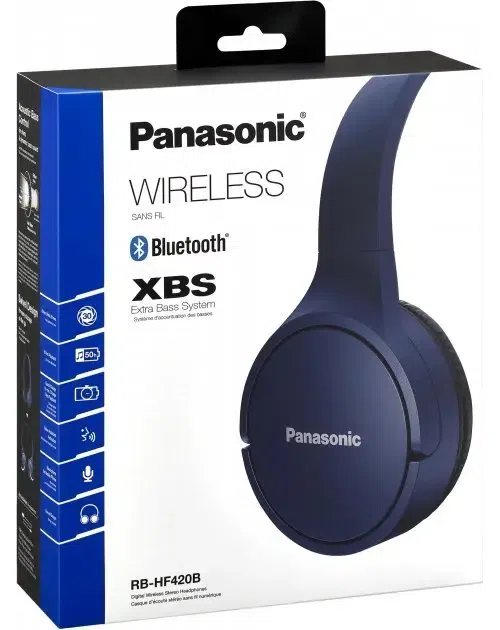 Căști Panasonic RB-HF420, Blue 4