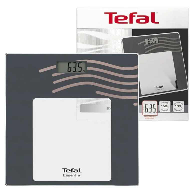 Электронные напольные весы Tefal Essential PP1330V0, Серый