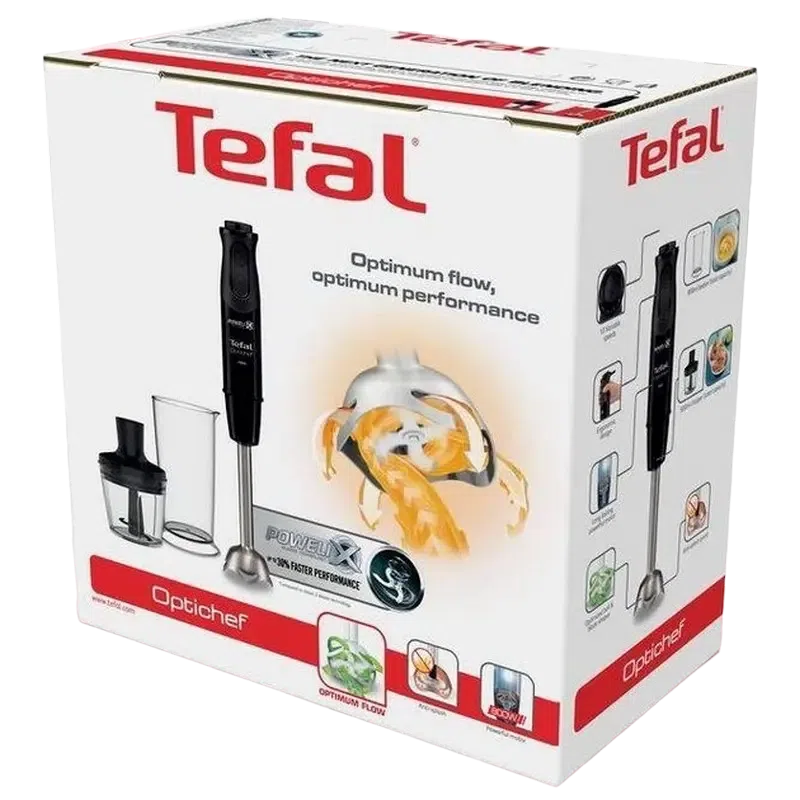 Погружной блендер Tefal OptiChef HB641838, Чёрный 5