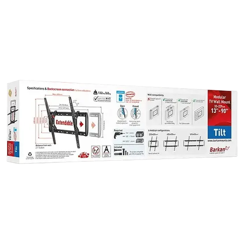 Кронштейн для телевизора BARKAN BM410T, Черный 6