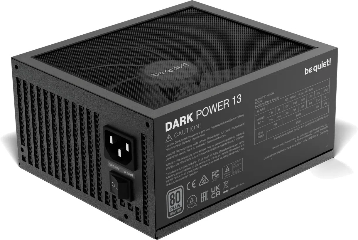 Sursă de alimentare Be quiet! Dark Power 13 850W Titaniu 2