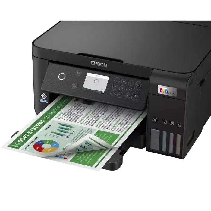 Струйный МФУ Epson MFD EcoTank L6260, Чёрный 2