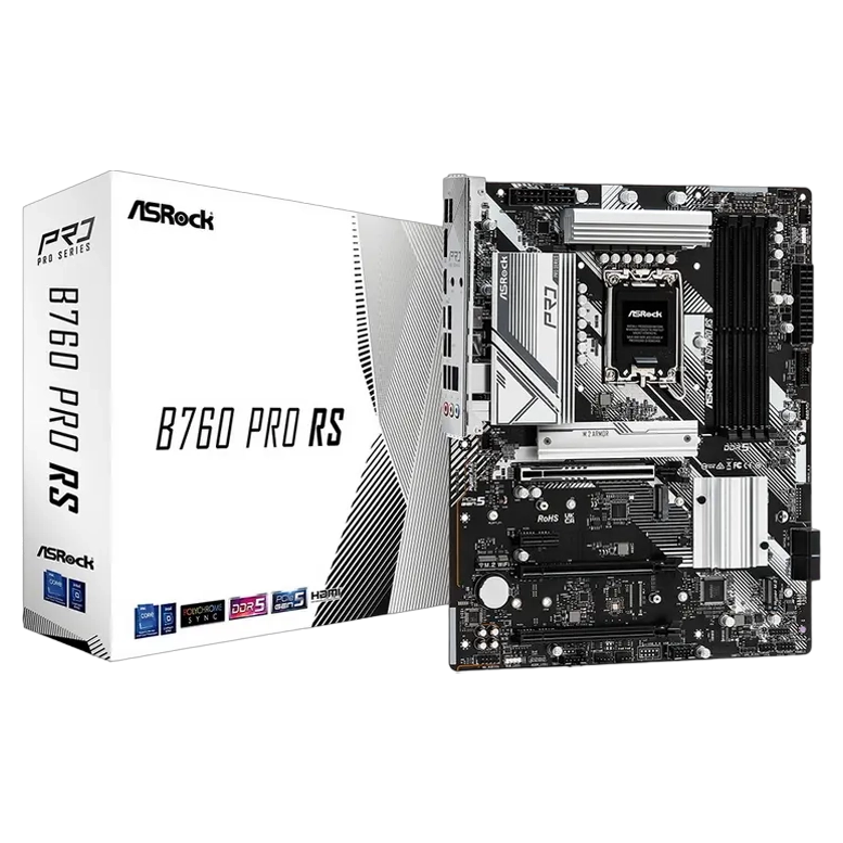 Материнская плата ASRock B760 PRO RS, Black
