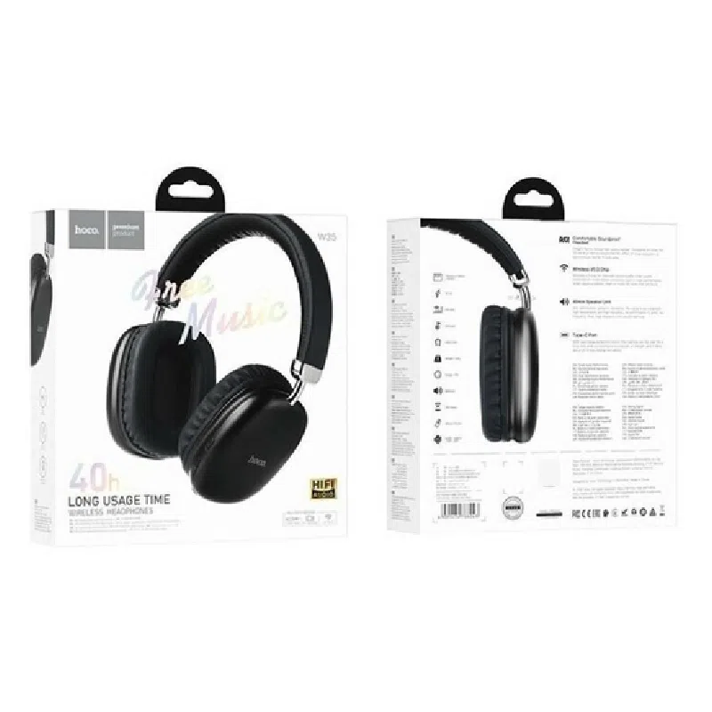 HOCO W35 wireless headphones Black