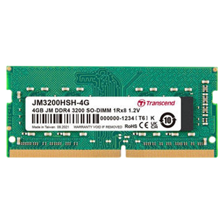 Оперативная память Transcend JetRam PC25600S, 4 ГБ, Green