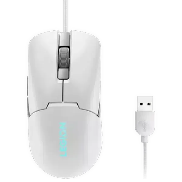 Gaming Mouse Lenovo M300s, White 2