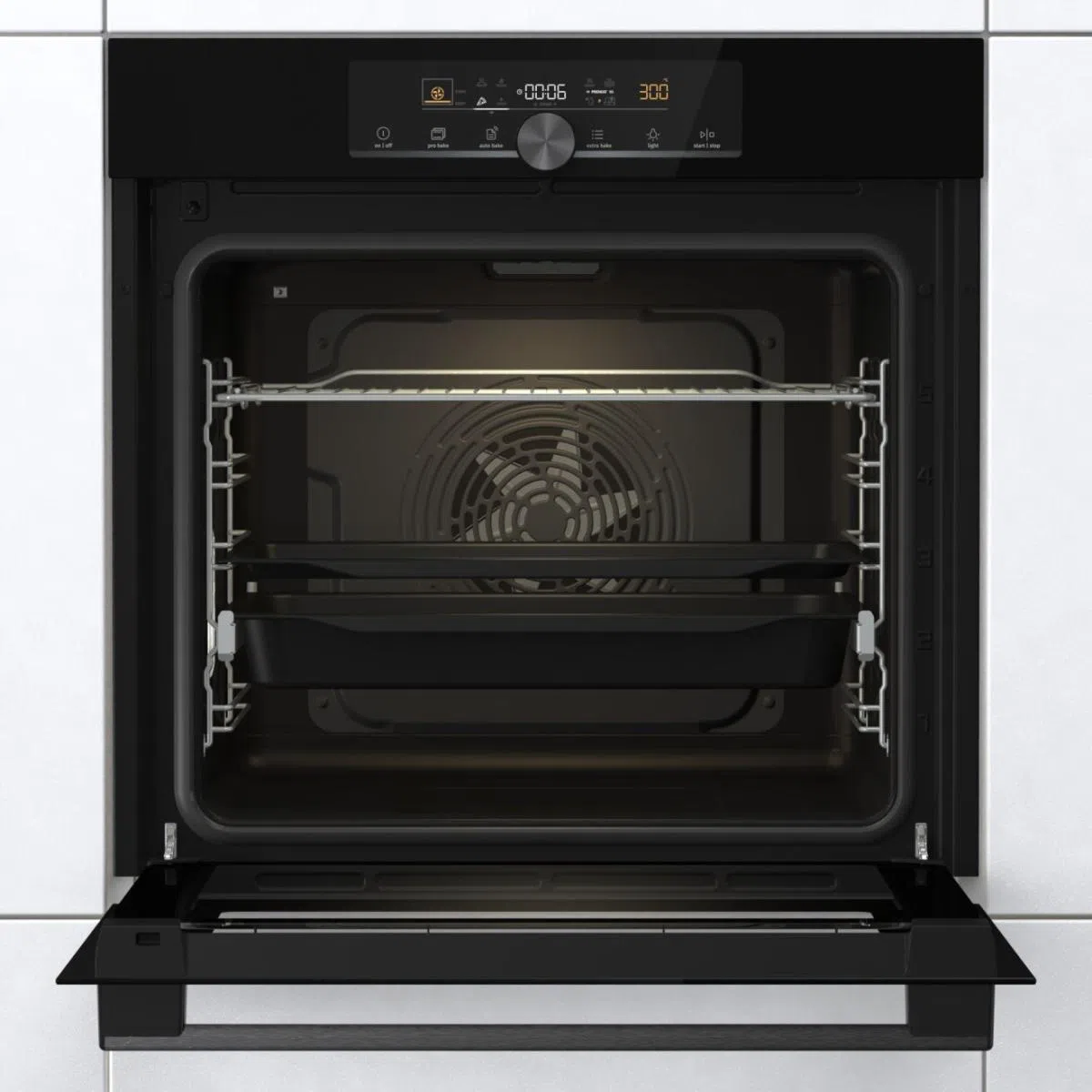 Электрический духовой шкаф Gorenje GBF22ILPMF, Черный 2