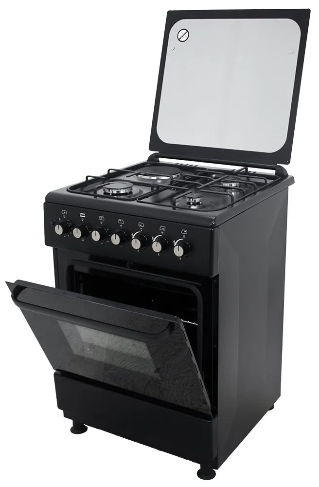 Комбинированная плита EFES GC-GE6060i/3+1/BL, Черный 2