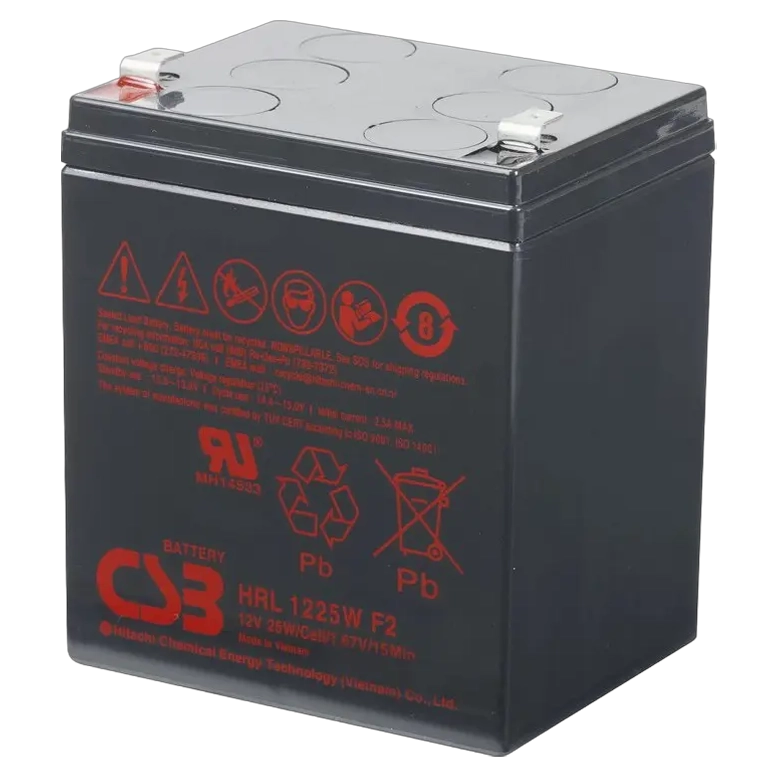 Батарея для ИБП CSB HRL1225W F2 FR, Black 2