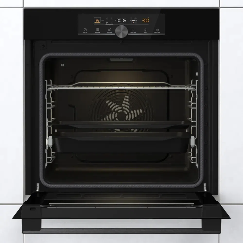Электрический духовой шкаф Gorenje GBF22ILPP, Black 2