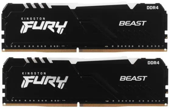 Memorie Kingston Fury Beast 16Gb DDR4-2666MHz Kit (KF426C16BBAK2/16)