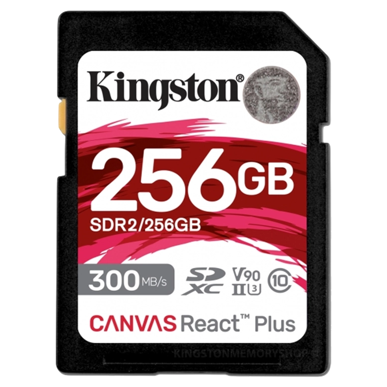 Карта памяти Kingston Canvas React Plus, 256 ГБ, Black