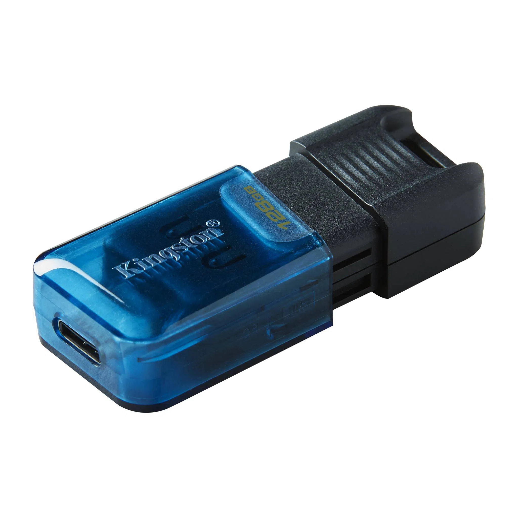 Флеш-накопитель Kingston DataTraveler 80M, 128ГБ, Black/Blue 2