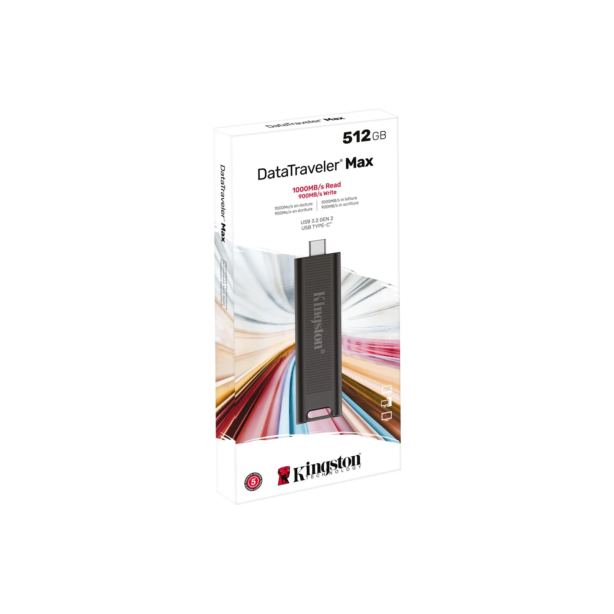 Флеш-накопитель Kingston DataTraveler Max, 512 ГБ, Black 2