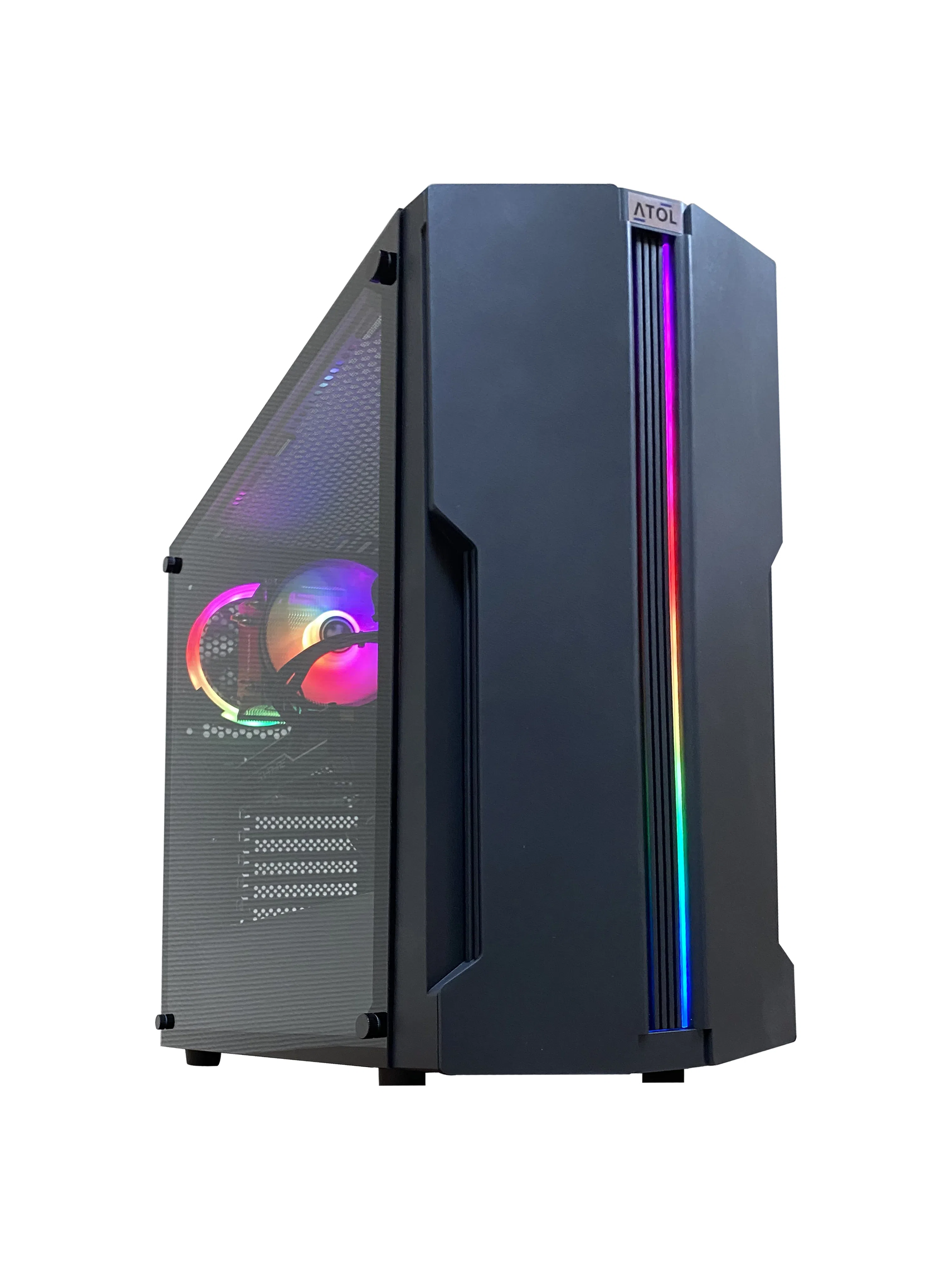 Calculator ATOL PC1059MP - Gaming A-RGB#3.3 / AMD Ryzen 5 / 8GB / 256GB SSD + 1TB / RX580 / Black 2