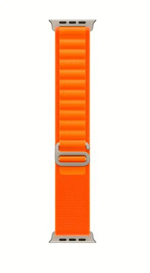 Strap for Apple Watch series all Nylon Orange size 44/45/49 2
