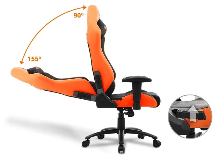Геймерское кресло Cougar Explore Racing Black/Orange 6